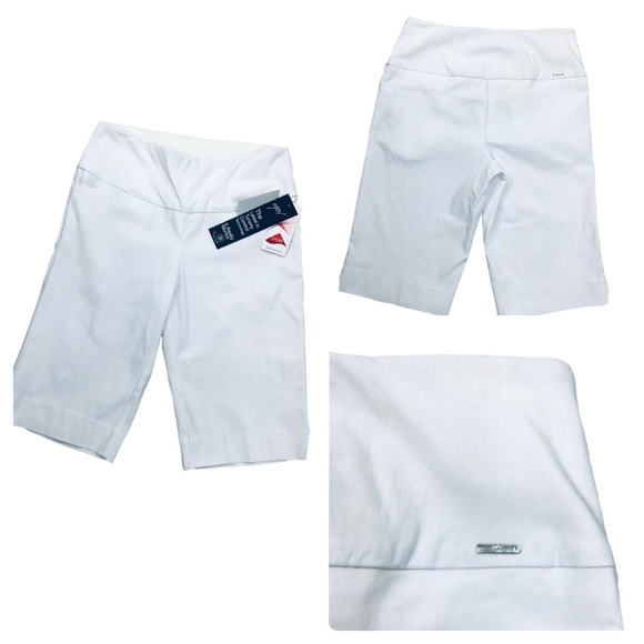 UP! Canada - “Thincredible” Lycra 22” Bermuda Shorts - Size 8 - Picture 11 of 11